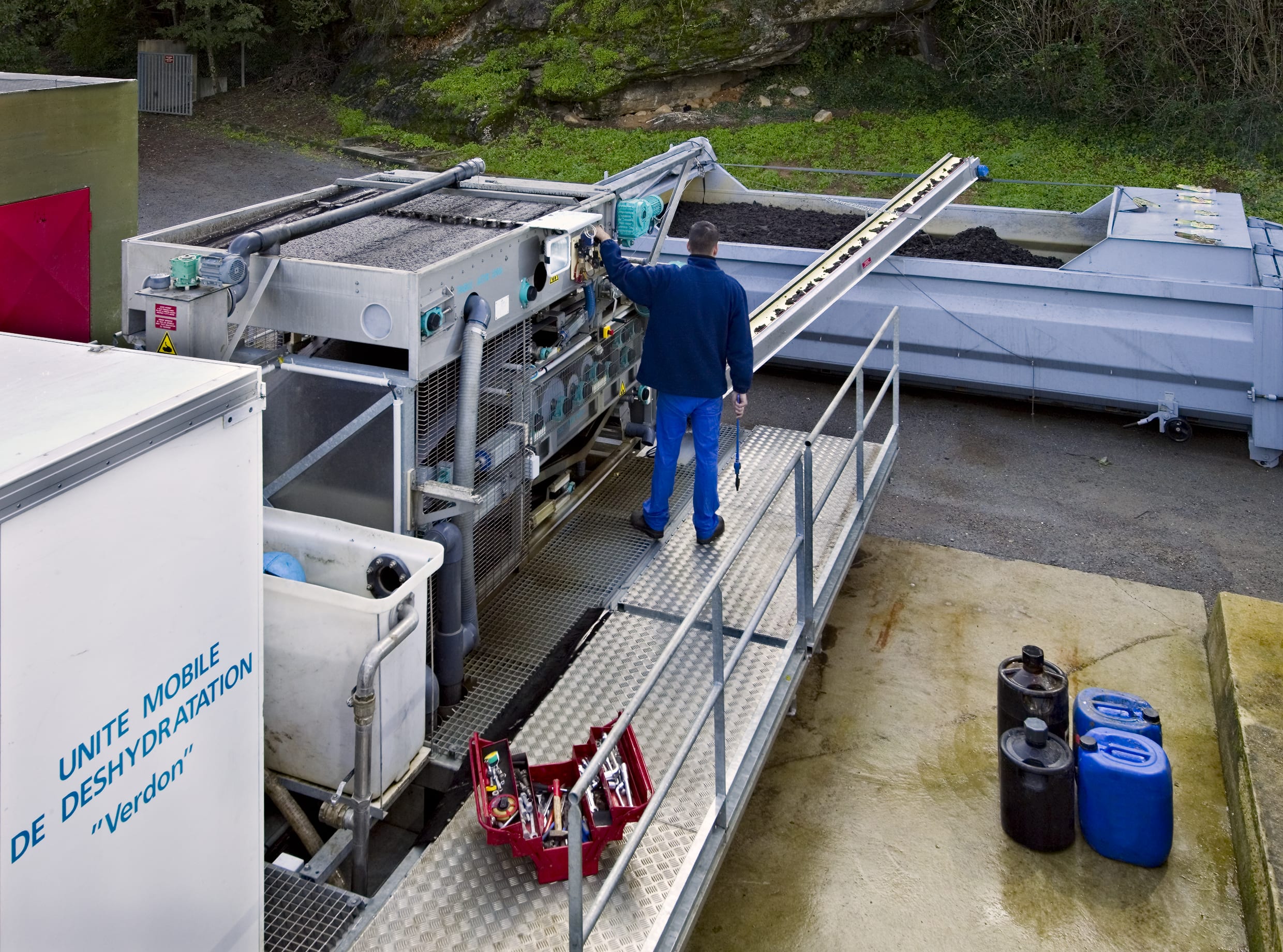 Déshydratation boues