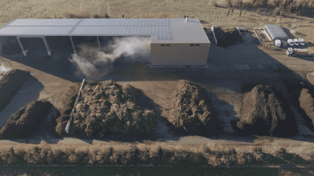 plateforme montels photovoltaique compostage