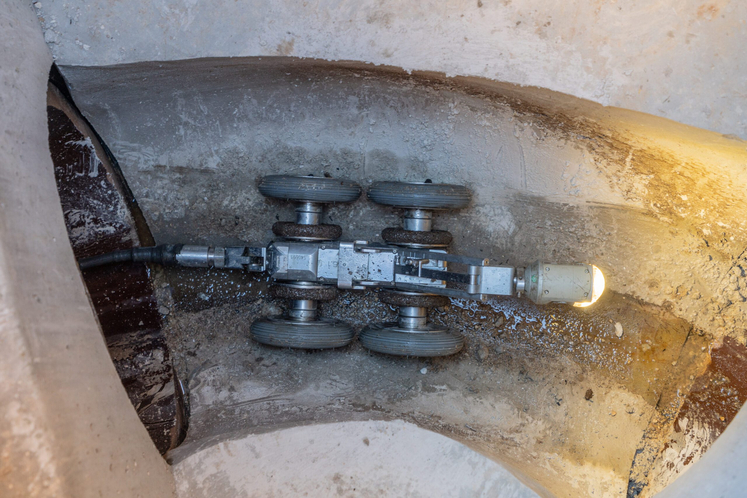 Passage caméra canalisation assainissement eau potable contrôle réseaux